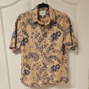 Red Head Men's Floral Cotton Buttondown Shirt